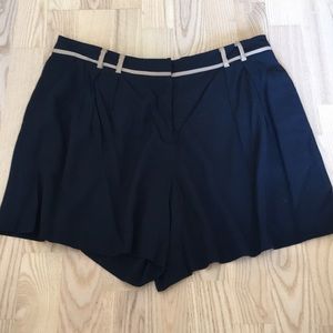 Club Monaco navy flowy shorts